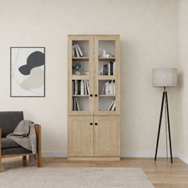 Hanah Home Lisa 1600-204 Armario Multiusos Roble Zafiro